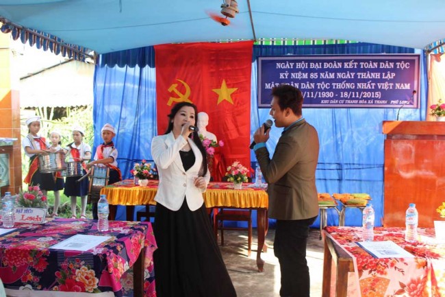 Phần hội trong ngày hội ở ấp Thanh Hòa, xã Thanh Phú Long, huyện Châu Thành