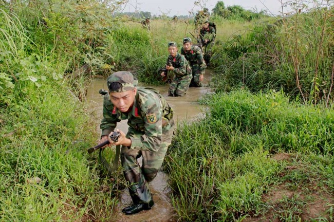 Lực lượng vũ trang Long An tiếp tục rèn luyện, sẵn sàng chiến đấu bảo vệ quê hương