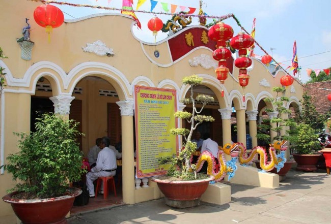 Tan Xuan Temple, where Lam Chay festival is taken place