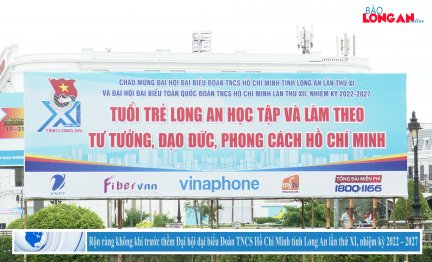 Rộn ràng không khí trước thềm Đại hội đại biểu Đoàn TNCS Hồ Chí Minh tỉnh Long An lần thứ XI, nhiệm kỳ 2022 – 2027