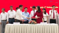 Chuyển giao tổ chức Đảng, đảng viên các chi nhánh Agribank tại Long An
