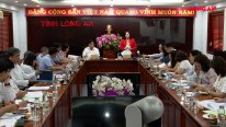 Thứ trưởng Bộ Công Thương - Phan Thị Thắng làm việc tại Long An