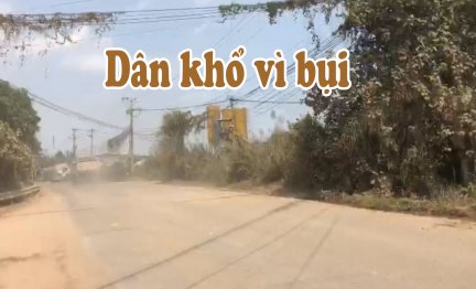 Dân khổ vì bụi