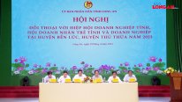 Phó Chủ tịch UBND tỉnh Long An - Nguyễn Minh Lâm đối thoại với doanh nghiệp tại huyện Bến Lức, Thủ Thừa