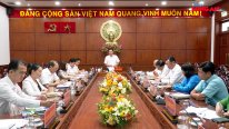 Thường trực Tỉnh ủy giao ban với các cơ quan khối Đảng, MTTQ và các tổ chức chính trị - xã hội quí III/2023