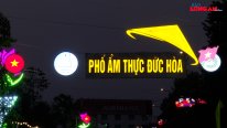 Phố ẩm thực Đức Hòa: Điểm đến mới cho người dân ngày Tết