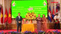Tỉnh Long An chúc Tết Cổ truyền Chol Chnam Thmay tỉnh Svay Rieng