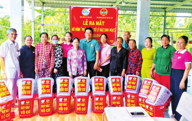 Mô hình phân loại, xử lý rác tại hộ gia đình