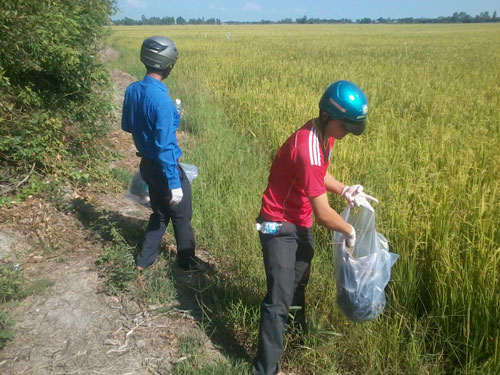Thu gom rác thải, bảo vệ môi trường