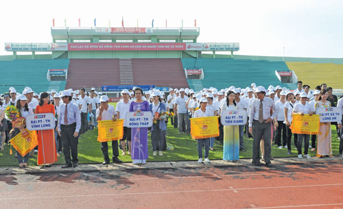 Long An đăng cai Hội thao Văn nghệ các Đài Phát thanh-Truyền hình cụm 8 Bắc sông Hậu