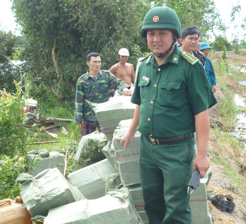 Thu giữ lượng lớn thuốc lá lậu