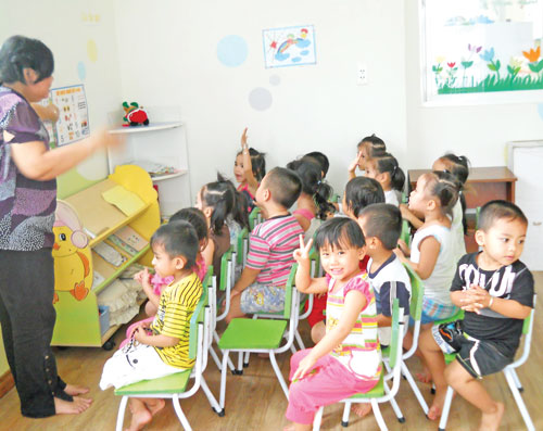 Nơi gửi trẻ - con công nhân: Khi nào cung đủ cầu?