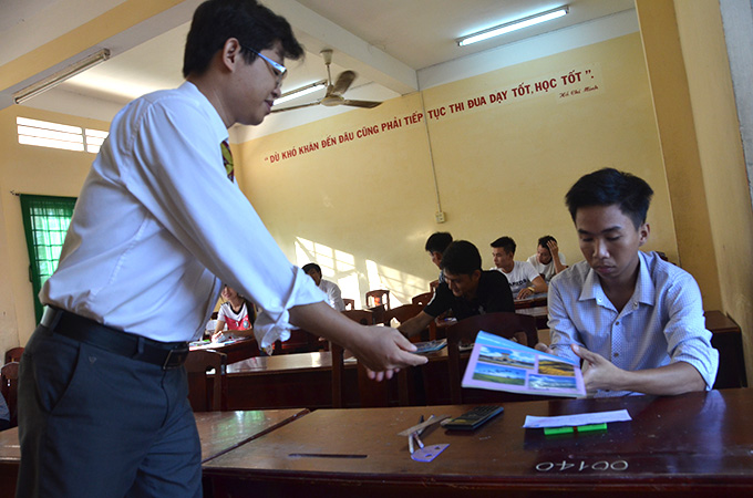 Môn địa lý: Nhiều điểm thi “trắng” thí sinh