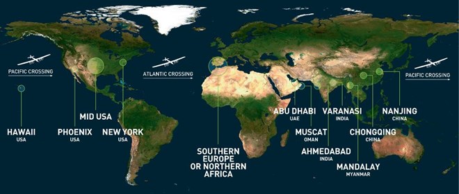 Solar Impulse 2 phá kỷ lục về chuyến bay năng lượng Mặt Trời