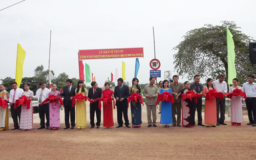 Long An: Khánh thành cầu Hữu Nghị 2