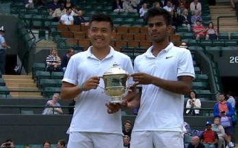 Lý Hoàng Nam vô địch đôi nam trẻ Wimbledon 2015