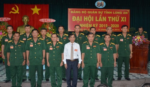 Long An: Bế mạc Đại hội Đảng bộ Quân sự tỉnh lần thứ XI, nhiệm kỳ 2015-2020