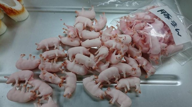 Cư dân mạng phát hoảng vì bữa ăn với món "lợn bao tử"