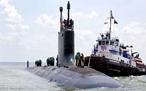 Mỹ hạ thủy tàu ngầm tấn công hiện đại nhất thế giới USS John Warner