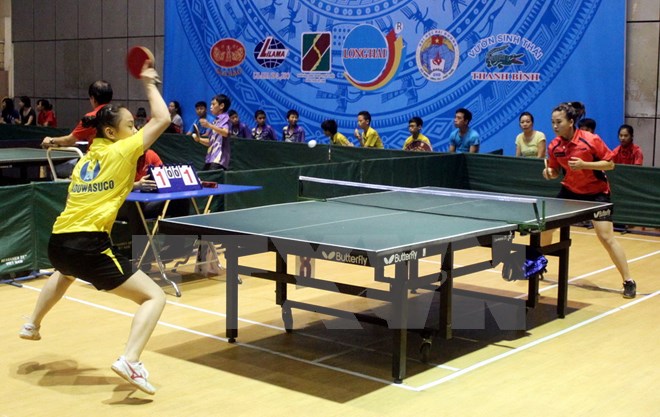 Gần 140 vận động viên tranh tài tại giải vô địch bóng bàn toàn quốc