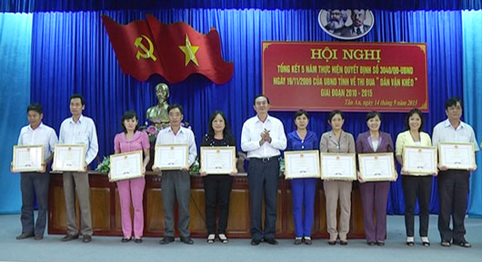 TP.Tân An tổng kết 5 năm thực hiện phong trào thi đua “dân vận khéo”