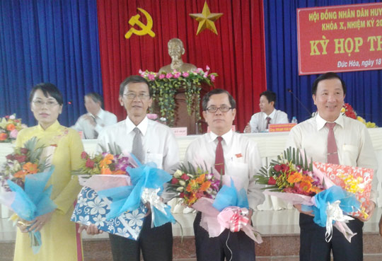 Ông Trần Văn Lành được bầu giữ chức vụ Chủ tịch UBND huyện Đức Hòa