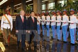 Chủ tịch nước Trương Tấn Sang hội đàm với Chủ tịch Cuba Raul