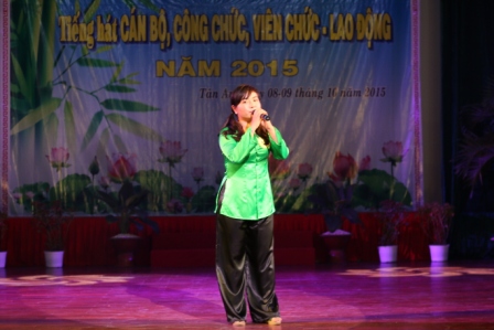 Long An: Hội thi tiếng hát cán bộ, công chức, viên chức-lao động