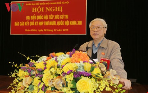 Tổng Bí thư Nguyễn Phú Trọng: Lựa chọn cán bộ tài đức phải dựa vào dân