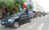 Thạnh Hóa: Ra quân năm an toàn giao thông 2016
