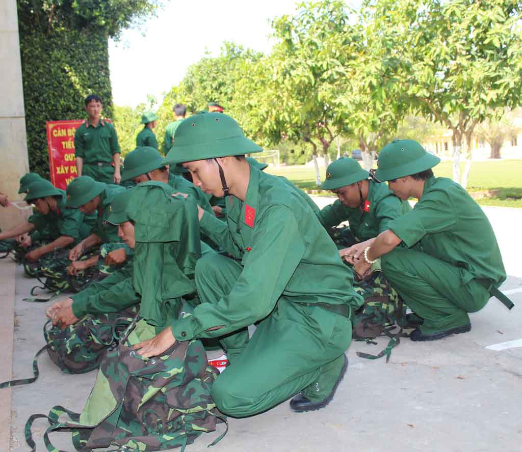 Lực lượng vũ trang Long An: Tiếp nhận quân năm 2016