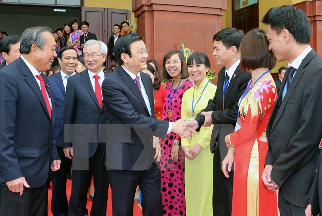 Chủ tịch nước dự lễ công bố quyết định thành lập Học viện Tòa án
