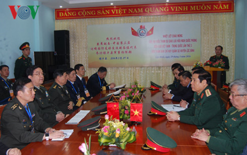 Lực lượng biên phòng Việt Nam - Trung Quốc tiến hành tuần tra chung