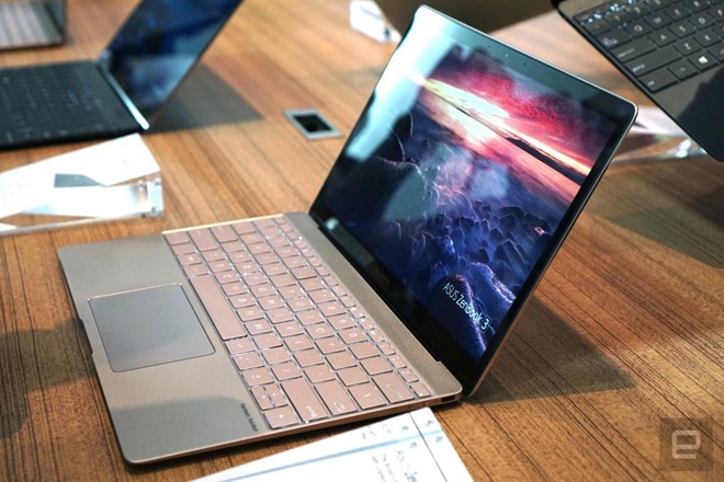 Asus ra siêu phẩm ZenBook 3 mỏng hơn và nhẹ hơn MacBook