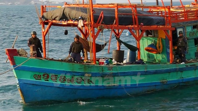 Cảnh sát biển Thái Lan bắt giữ 4 tàu cá và 20 ngư dân Việt Nam