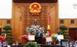Thủ tướng gặp mặt chúc mừng Hoàng Xuân Vinh