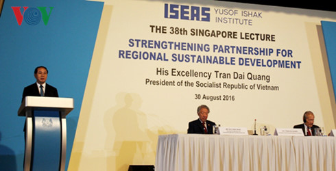 Chủ tịch nước có bài phát biểu quan trọng tại Singapore Lecture 38