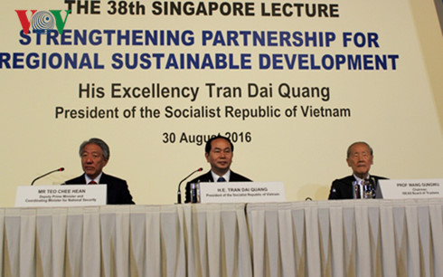 Chủ tịch nước có bài phát biểu quan trọng tại Singapore Lecture 38