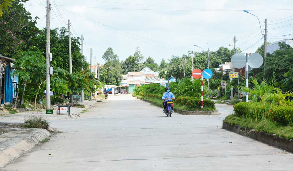 Đổi thay ở xã nông thôn mới