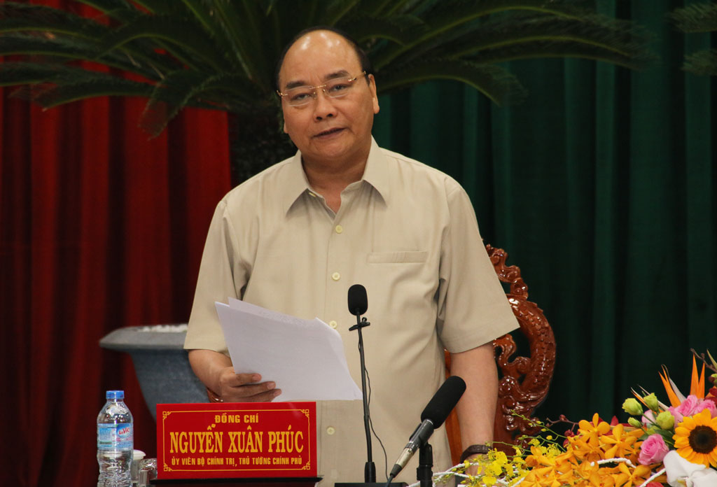 Thủ tướng Chính Phủ - Nguyễn Xuân Phúc làm việc với lãnh đạo tỉnh Long An