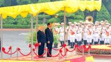 Hình ảnh lễ đón Tổng thống Ireland thăm chính thức Việt Nam