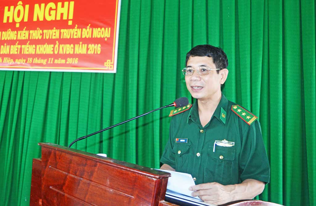 Bồi dưỡng kiến thức tuyên truyền đối ngoại cho người dân biết tiếng Khmer ở khu vực biên giới