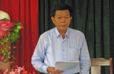 Phó Bí thư Tỉnh ủy, Chủ tịch UBND tỉnh-Trần Văn Cần kiểm tra việc thực hiện Nghị quyết của Đảng tại xã Khánh Hưng