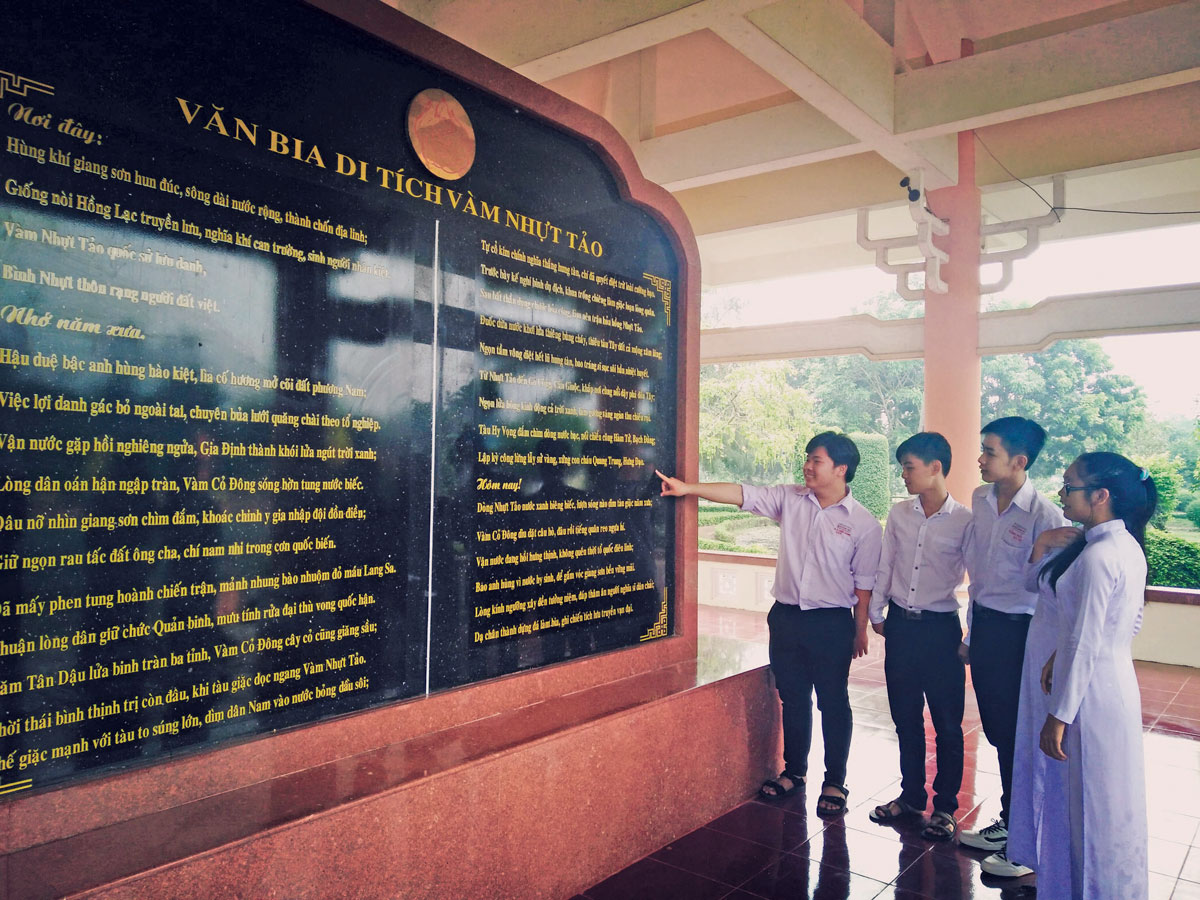 Tìm về lịch sử trên đất Long An