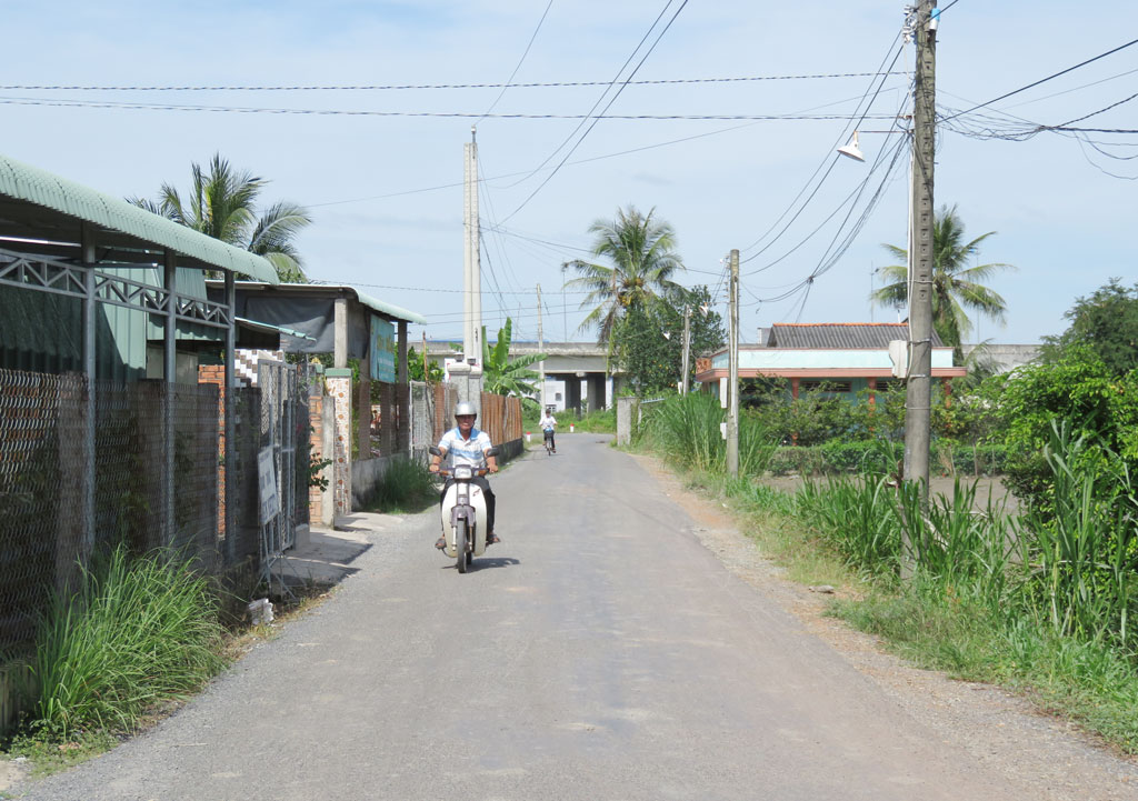 Xuân về trên xã nông thôn mới
