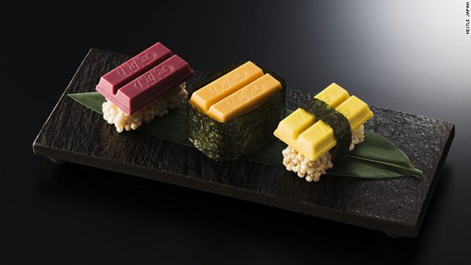 Món sushi KitKat độc đáo dành cho ngày lễ Tình yêu Valentine