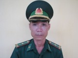 Cán bộ biên phòng gương mẫu
