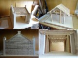 Giáo sư Nhật Bản phục dựng mô hình cổng làng cổ Đường Lâm