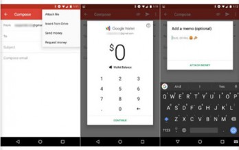 Chuyển tiền bằng Gmail trên smartphone Android