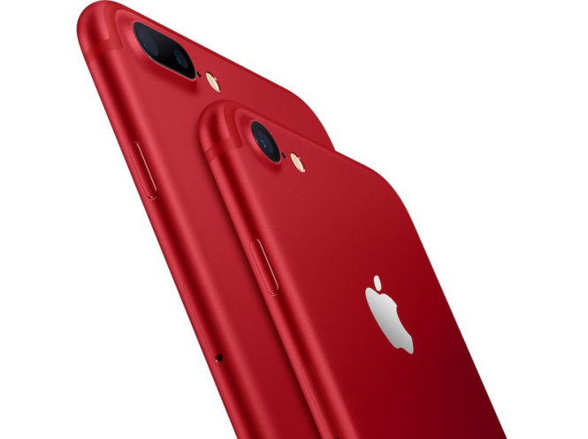 Apple ra mắt iPhone 7 màu son đỏ
